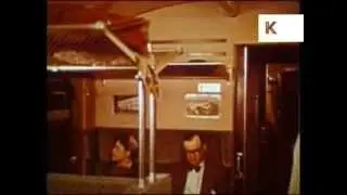 1960s Europe, Railway Travel, Trains, Passengers, Colour Archive Footage