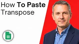 How To Paste Transpose In Google Sheets