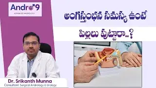 మగవారిలో అంగస్తంభన సమస్యలు ఉంటే పిల్లలు పుట్టారా? ED & Fertility | Dr. Srikanth Munna | Andro9