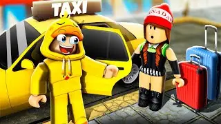 Ik Moet WERKEN Als TAXI In ROBLOX!