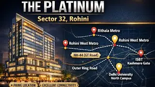 Walk through Video of The Platinum | Sector 32 | Rohini | New Delhi