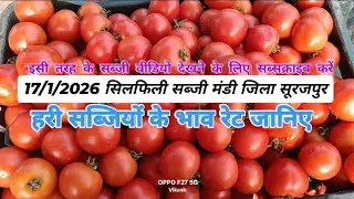 17 जनवरी 2026 दिन शनिवार सिलफिली सब्जी मंडी जिला सूरजपुर l silphili sabji mandi 