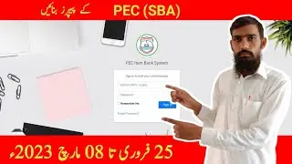 How to generate SBA Papers from PEC web site