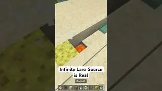 The Easiest Infinite Lava Source in Minecraft!