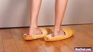 Vivian Bread Slippers ASMR