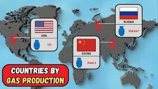 Countries by Natural Gas Production 2025