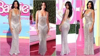 Dua Lipa wears a MailMail sheer dress at the star-studded Mattel premiere in LA