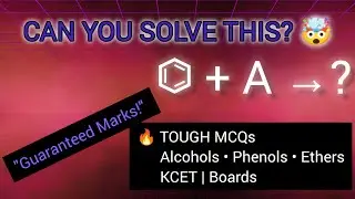 Alcohols,Phenols and Ethers Imp MCQS - Class 12 Chemistry score 20 full marks🤞🏼💯 | KCET |