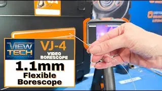VJ-4 1.1mm Non-Articulating Flexible Image & Video Inspection Video Borescope