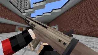 Scar-H /w MW22 Taq-V Animation ( Showcase Only ) | Minecraft bedrock | 3d guns addon