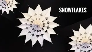 Snowflakes decoration for Christmas - DIY Tutorial by Paper Folds - 958