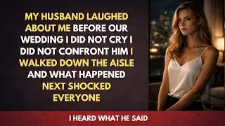 my husband mocked me the night before our wedding — i stayed silent