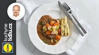 Hovězí rump steak s kořenovou zeleninou - Roman Paulus - RECEPTY KUCHYNE LIDLU