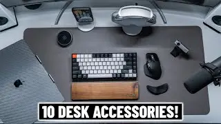 10 Handy Desk Accessories for Productivity Desk Setups!