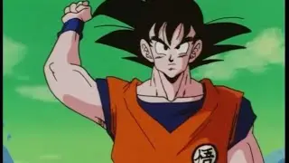 Goku giving Vegeta a Senzu bean broadcast audio.