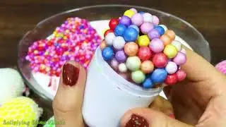 Makeup and FLOAM random into GLOSSY slime!!!Satisfying Slime Video #251   Satisfying Slime Videos
