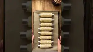 POURAKIA BAKLAVA-Baklava Icecream Cigars 👌recipe in my website, sweets category! #greek #greekfood