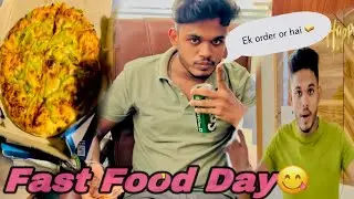 24hrs Eating FAST FOOD 🍔 || EKLAVYA YADAV VLOGS #eklavyavlogs #funny #vlog #youtube #comedy #ytvlogs