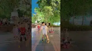 Trượt patin xoắn nhanh #trantinlinh #truotpatin #travel