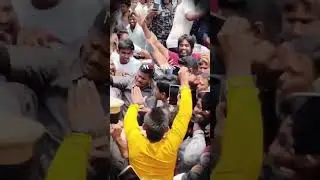 Ram Charan In Pithapuram For Janasena Pawan Kalyan Campaign
