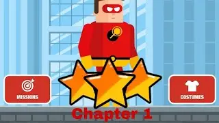 The superhero league Super physic Chapter 1 all levels walkthrough(3 stars)