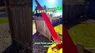 3 Easy DIY Steps Effortlessly Remove Fence Panels #easy #fence #work