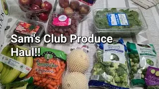Sam's Club Produce Delivery Order!!