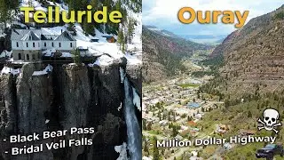 Discover Colorado: Telluride & Ouray Mining Towns | Million Dollar Highway | Switzerland of USA