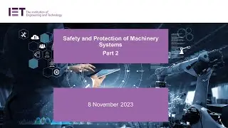 Safety and protection of machinery systems -part 2