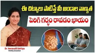 అండాల నాణ్యతకు | Tips To Improve Egg Quality Naturally | Pregnancy Tips In Telugu || ARC Fertility