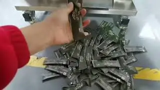 Automatic 3-side seal packaging machine #vffs #ffs #stick pouch forming packaging #factory#roll film