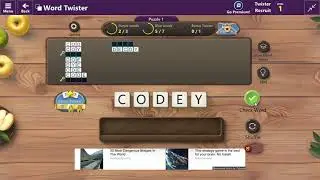Microsoft Ultimate Word Games 2021  puzzle level 1