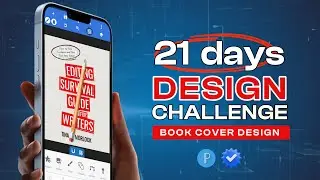 How To Create Book Cover Design in Pixellab: A Step-by-Step Tutorial | 21 Days Design Challenge