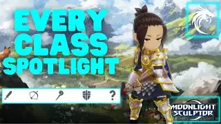 What Classes to Pick? Overview of all Classes! Moonlight Sculptor MMO!