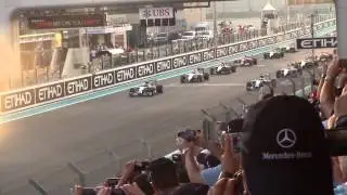 2014 Abu Dhabi Grand Prix Start