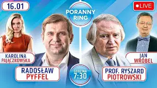 🔴 PORANNY RING 7:30 - RADOSŁAW PYFFEL, RYSZARD PIOTROWSKI