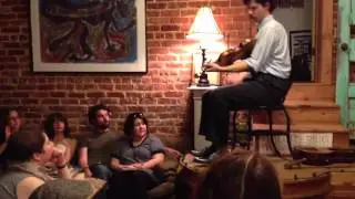 Sally Goodin - Frank Fairfield fiddling at Grocery