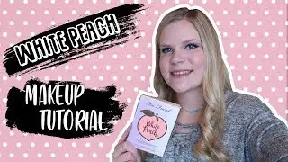 TOO FACED WHITE PEACH PALETTE MAKEUP TUTORIAL!