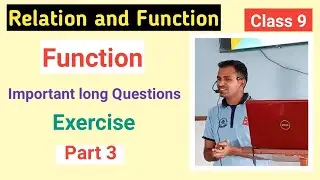 03 Function || Function exercise class 9 || Optional math class 9 function part 3 || Short Questions