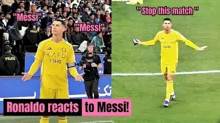 Messi Chants Drive Ronaldo Crazy 😳 | Al-Hilal vs Al-Nassr Showdown