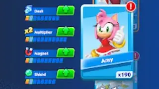 Playing as Amy in Sonic Dash 1 episode 4