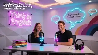 How to Make Your Brain Think in English &ndash; Emma & Daniel&rdquo; Learning with Mr English Lab