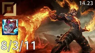 Brand Bot vs Ezreal - EUW grandmaster | Patch 14.23