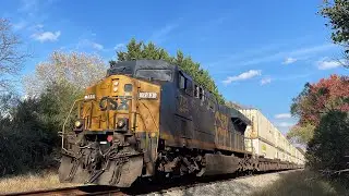 CSX 783 leads a flying I188 with a incredible crew on Monroe sub 11-7-2025￼