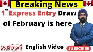 5th Express Entry Draw of 2026||Express Entry Draw #393||English Video||Sukhmani Immigration||