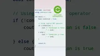 Logical not operator in CPP language / CPP language / Logical not operator