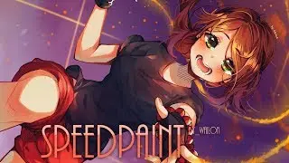 ► SPEEDPAINT◄ A magical glow | By_Wailon | Line