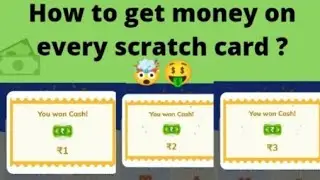How to get cash in every scratch card of MX player||