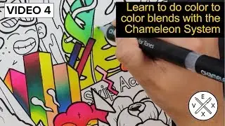 Learn to do color to color blends with Chameleon Pens