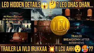 LEO TRAILER DECODING | Thalapathy Vijay | Lokesh kanagaraj | Tamil